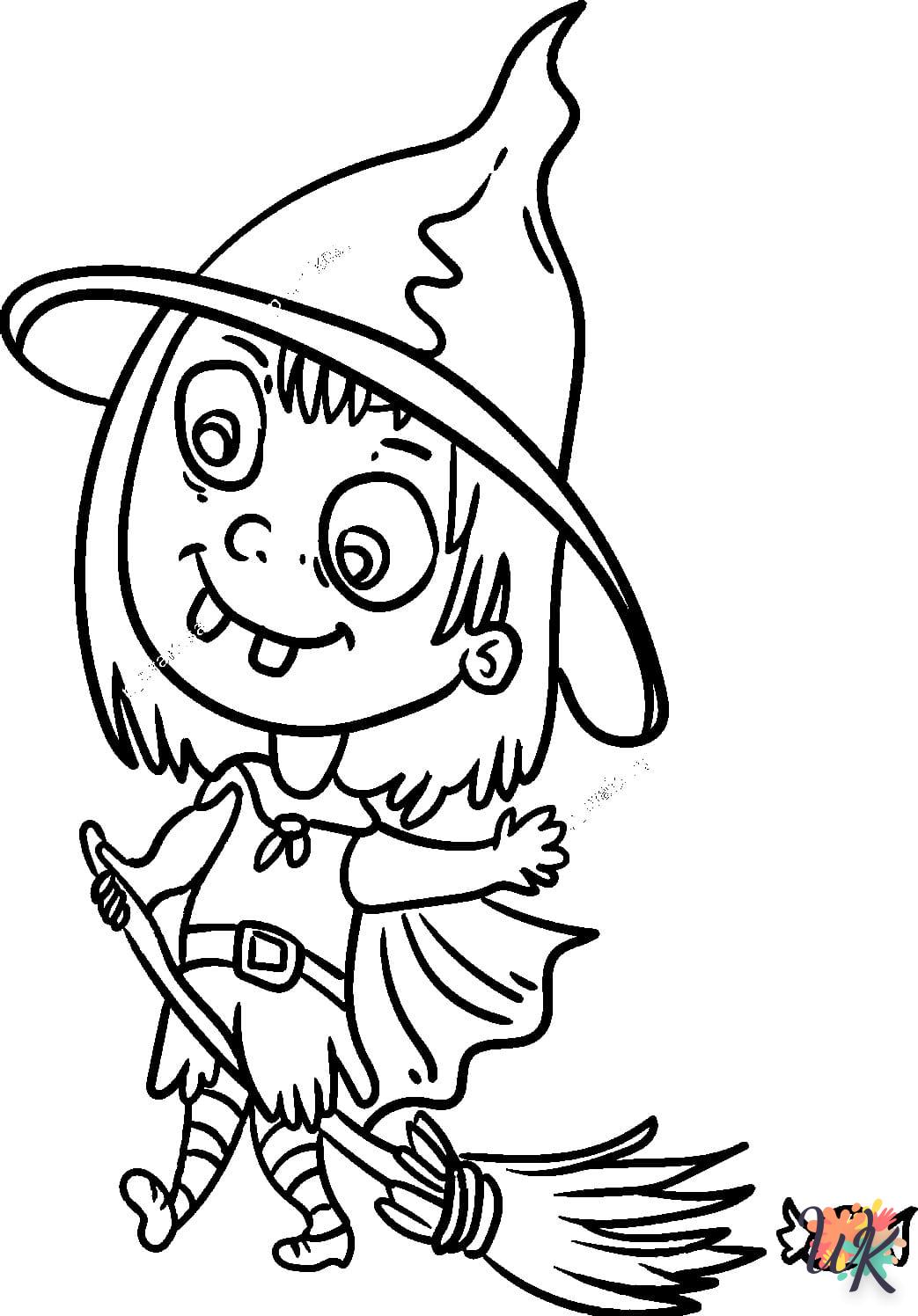 Strega 55 Disegni da Colorare Strega 53